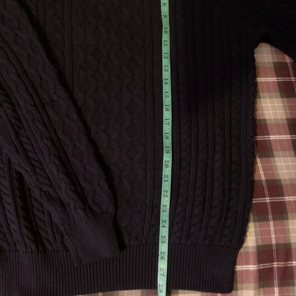 St John'Bay crew neck long sleeve fisherman knit sweater MEDIUM New $60 - Picture 6 of 8